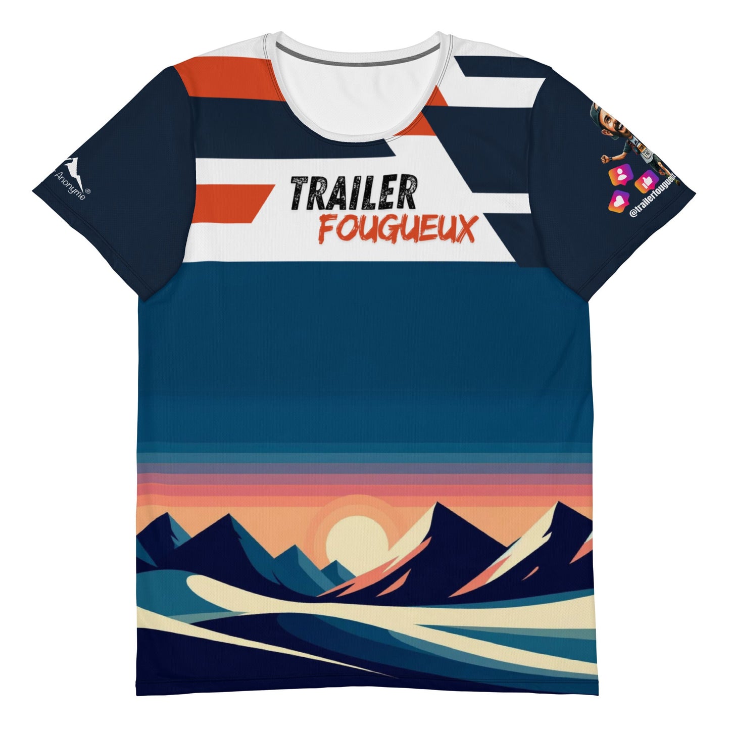 T-Shirt Running - Personnalisation Trailer Fougueux - Le Traileur Anonyme