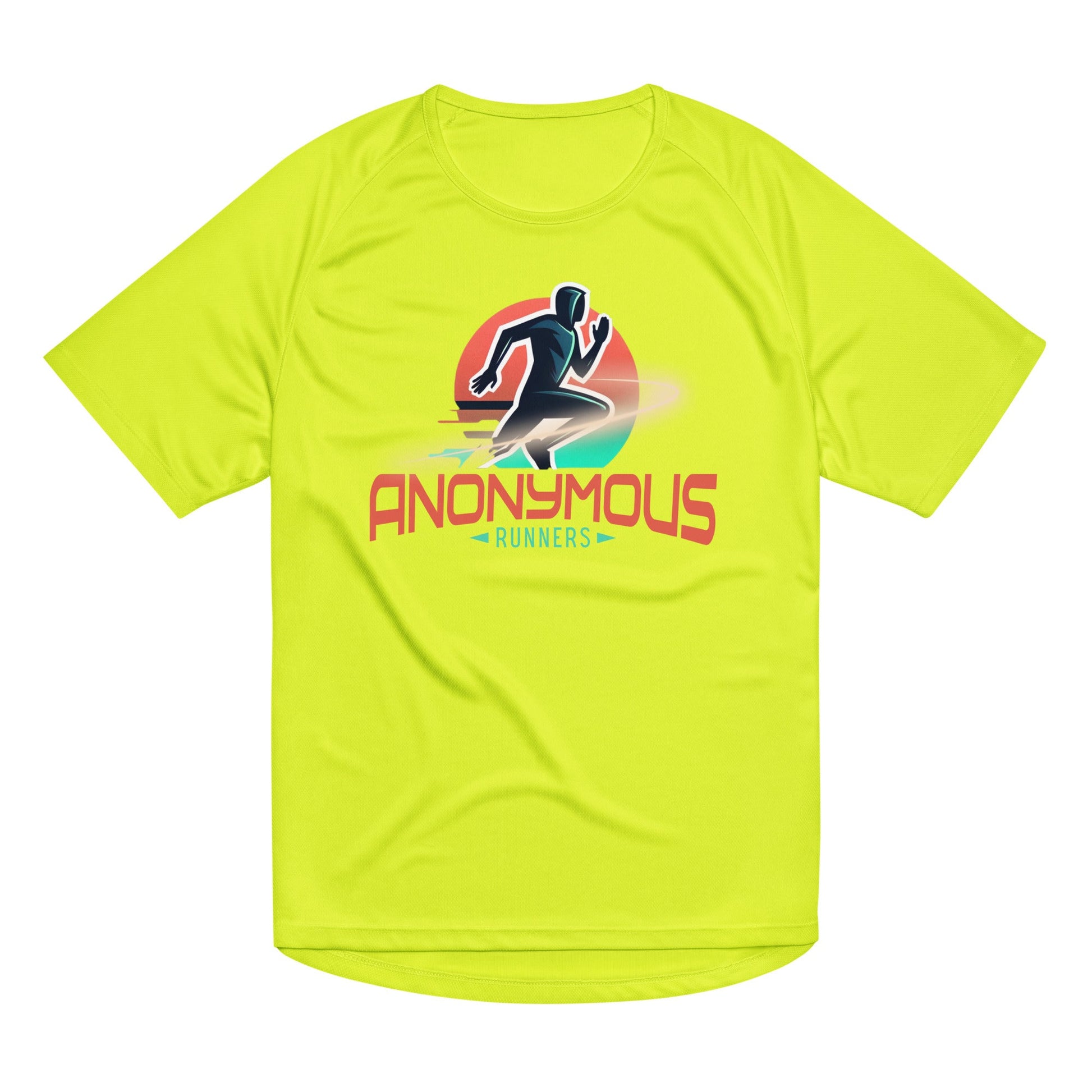 T-Shirt Running Unisexe Anonymous - Flash Yellow - Le Traileur Anonyme