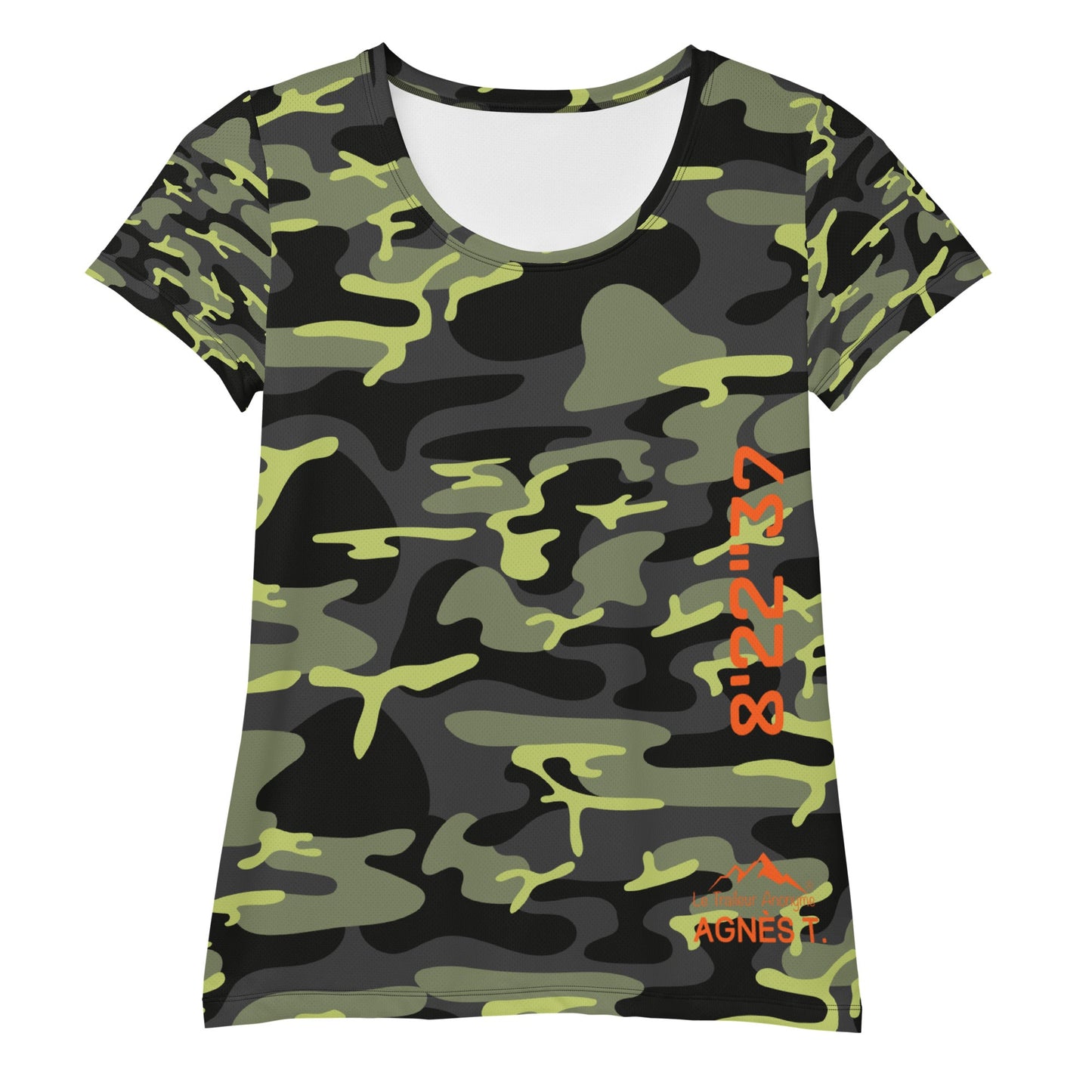 T-Shirt Sport - Femme - Collection Hommage Army - Agnès T. - Le Traileur Anonyme