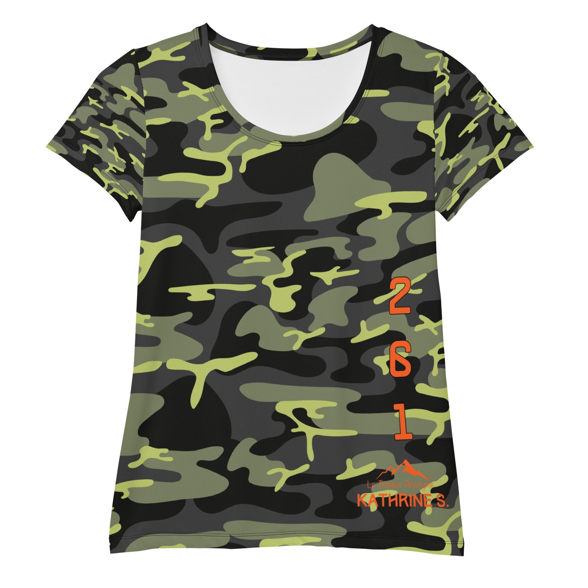 T-Shirt Sport - Femme - Collection Hommage Army - Kathrine S. - Le Traileur Anonyme