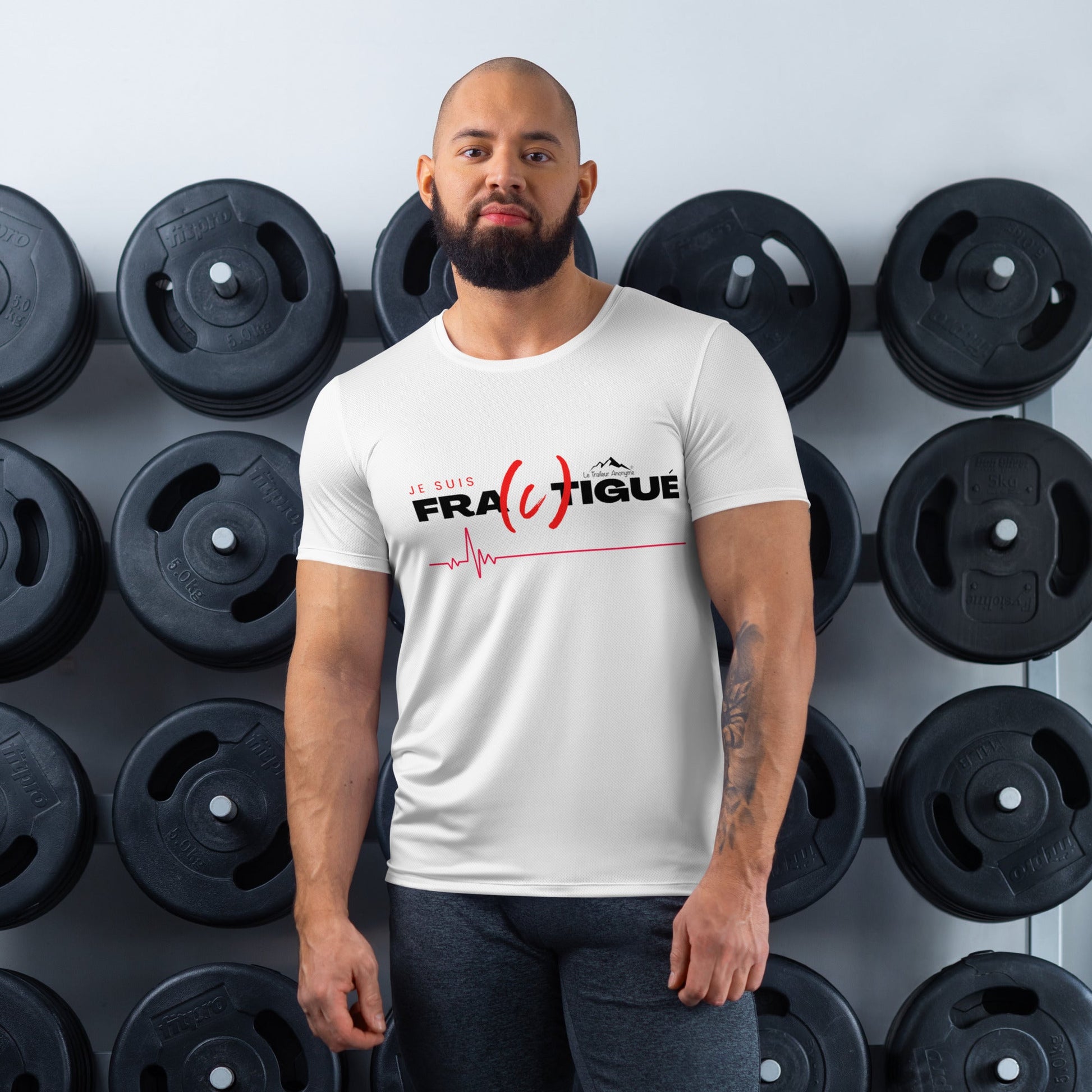 T-shirt Sport - Homme - Collection "Fra©tigué"(110) - Le Traileur Anonyme