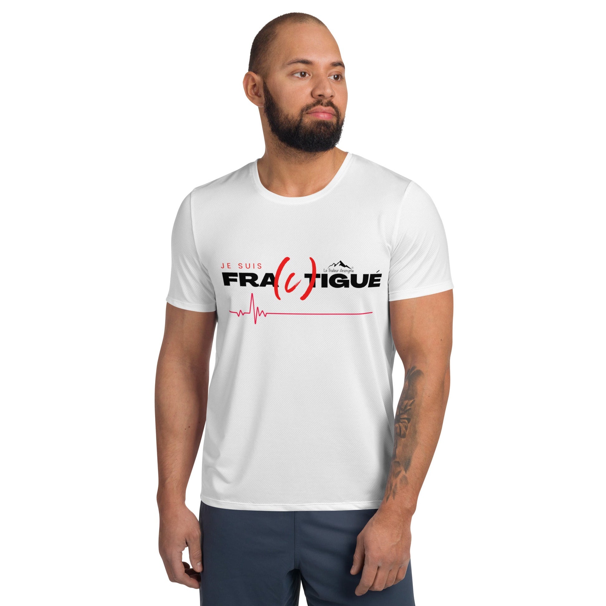 T-shirt Sport - Homme - Collection "Fra©tigué"(110) - Le Traileur Anonyme