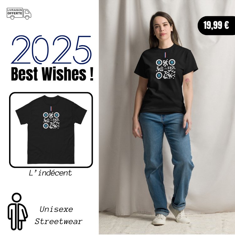 T-Shirt Unisexe - Best Wishes 2025 - Le Traileur Anonyme