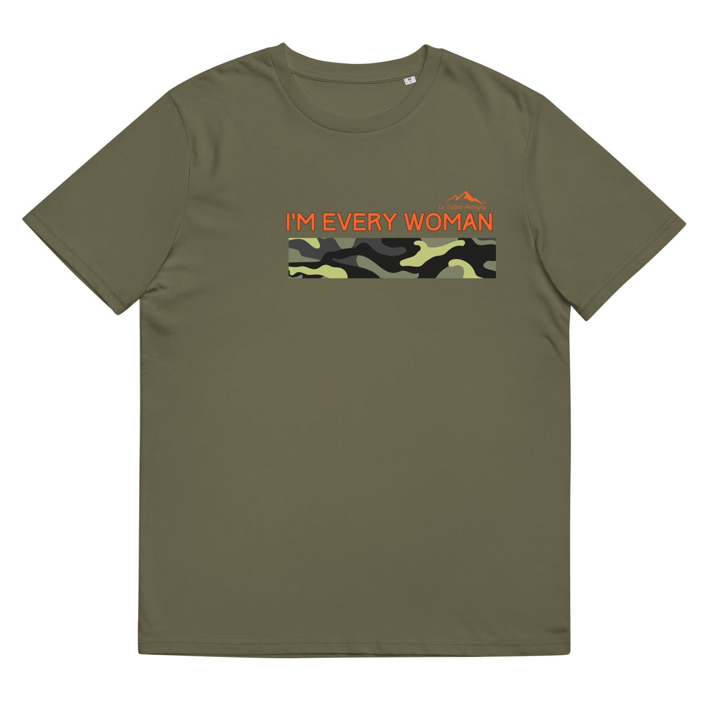 T-Shirt -Unisexe - Coton biologique - Collection Hommage - Army - Le Traileur Anonyme