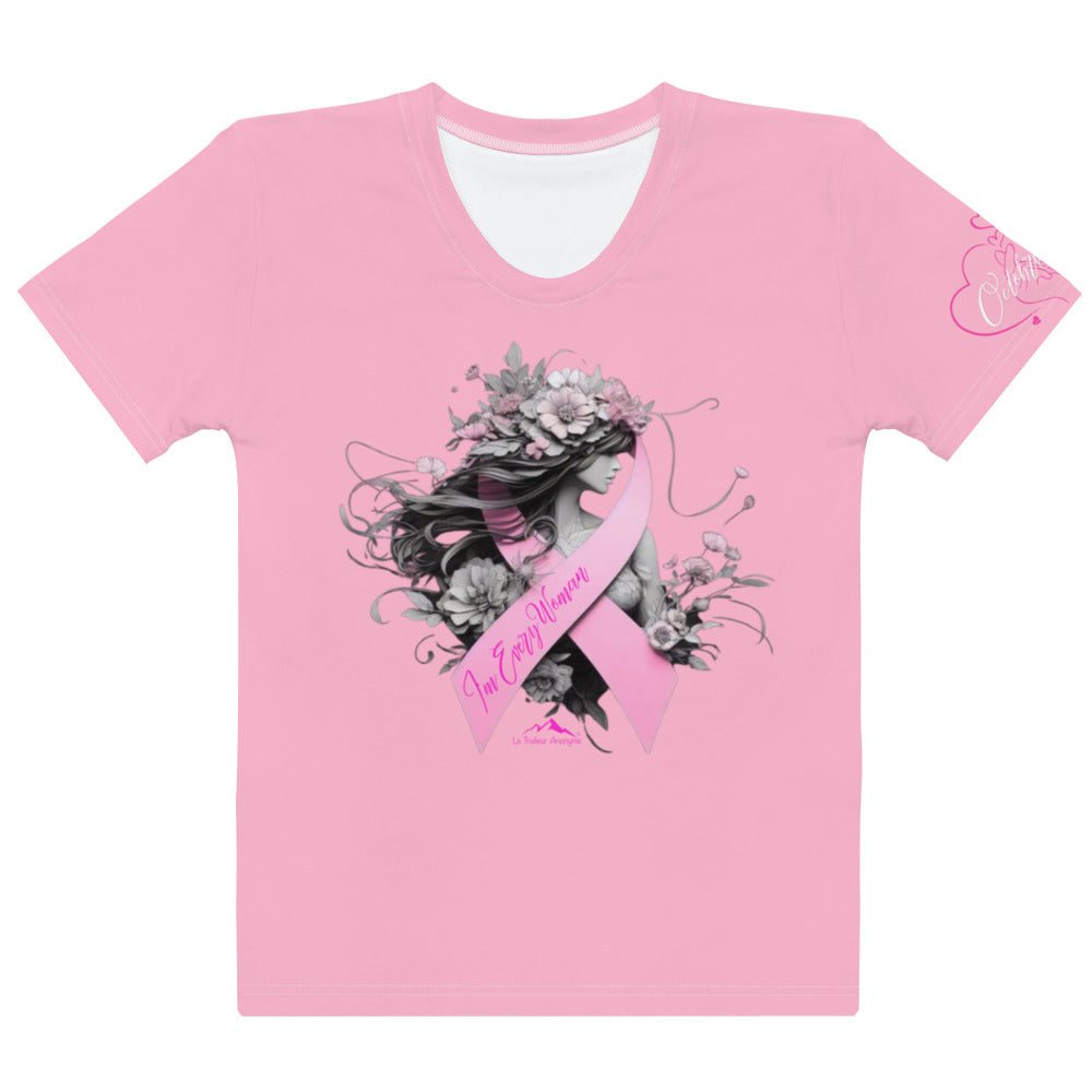 Tee - shirt Sport - Femme - Octobre Rose - Le Traileur Anonyme