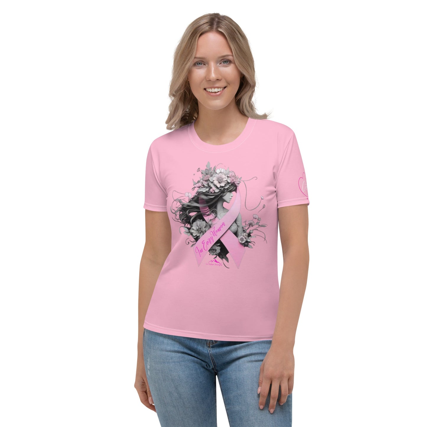 Tee - shirt Sport - Femme - Octobre Rose - Le Traileur Anonyme